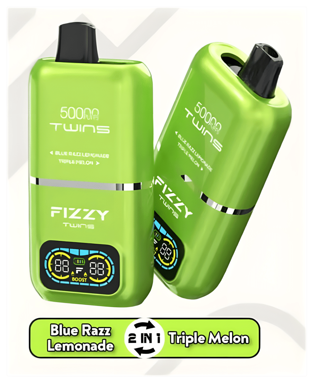 FIZZY TWINS DWUSMAKOWE 50000 PUFFS - obrazek 3