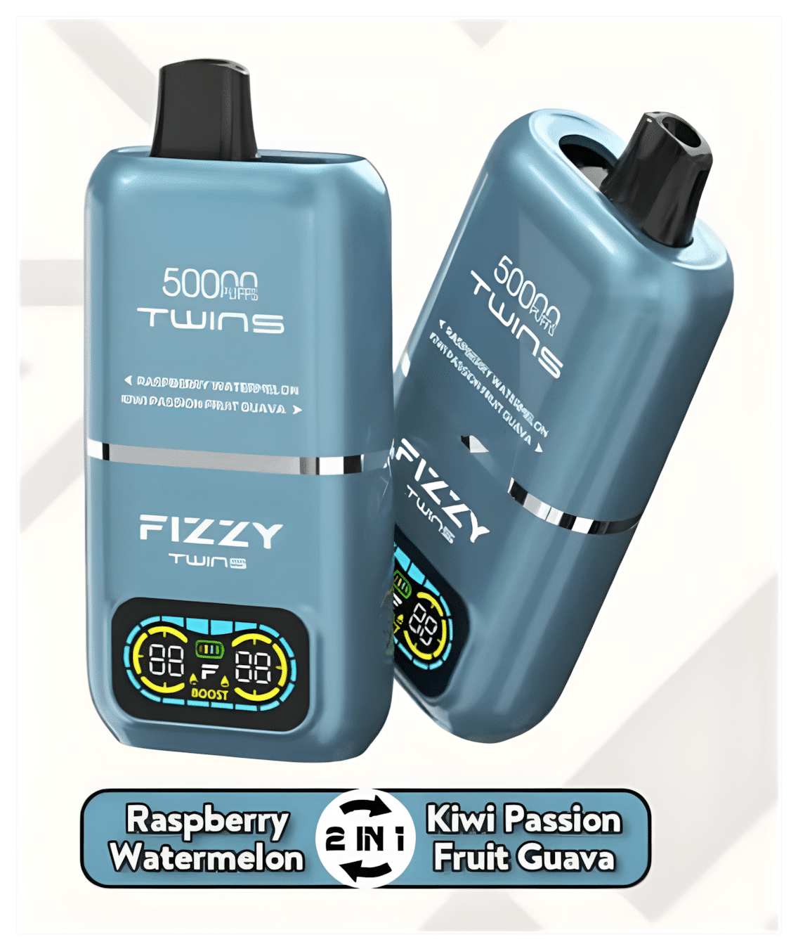 FIZZY TWINS DWUSMAKOWE 50000 PUFFS - obrazek 9