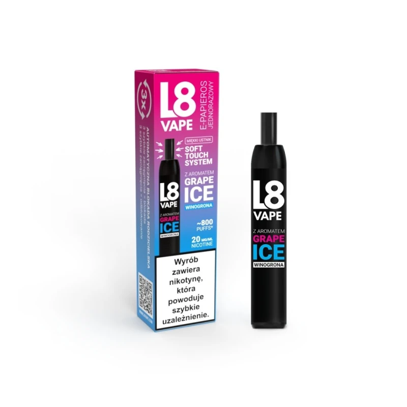 L8 Vape 800 Puffs - obrazek 3