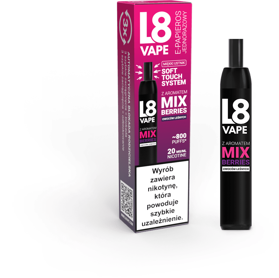 L8 Vape 800 Puffs - obrazek 2