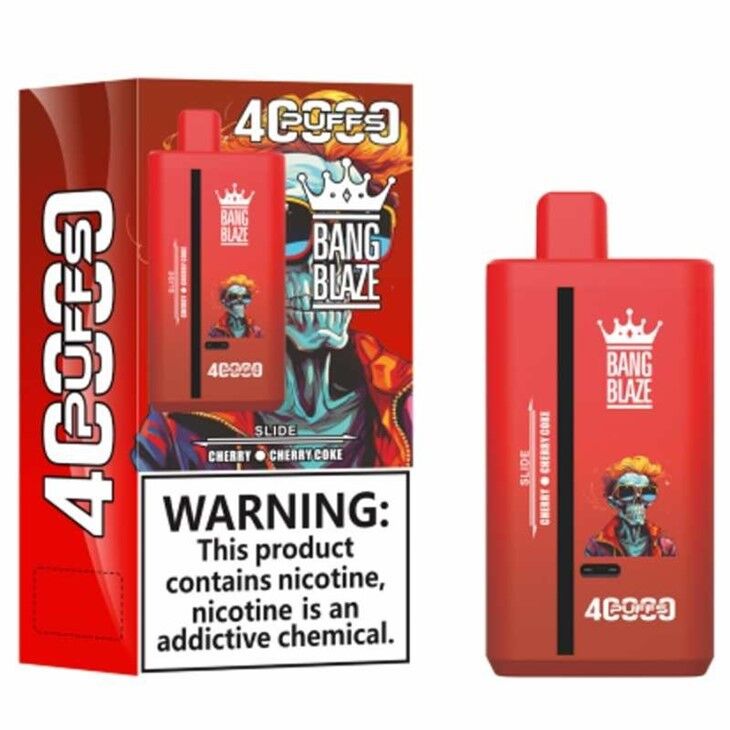 Bang Blaze 40000 Puffs DUAL SMAK w zestawie z akcesoriami.