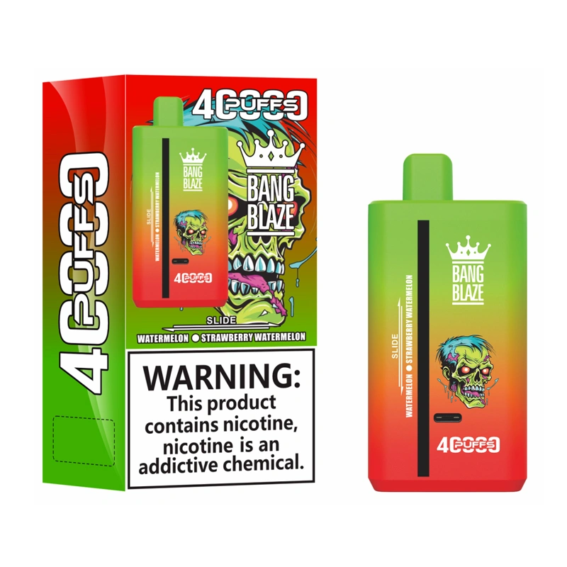 Bang Blaze 40000 Puffs DUAL SMAK, widok z boku, ukazujący smukłą konstrukcję.