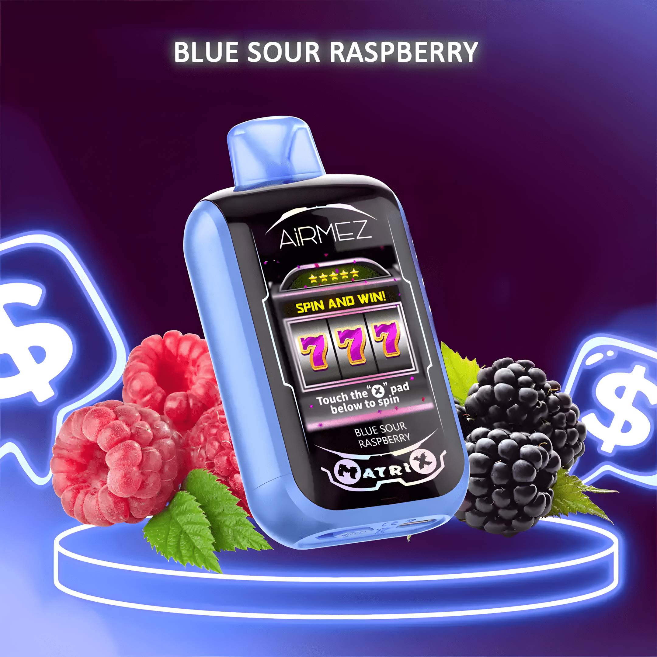 Airmez Matrix Pro 30000 Puffs Blue Sour Raspberry