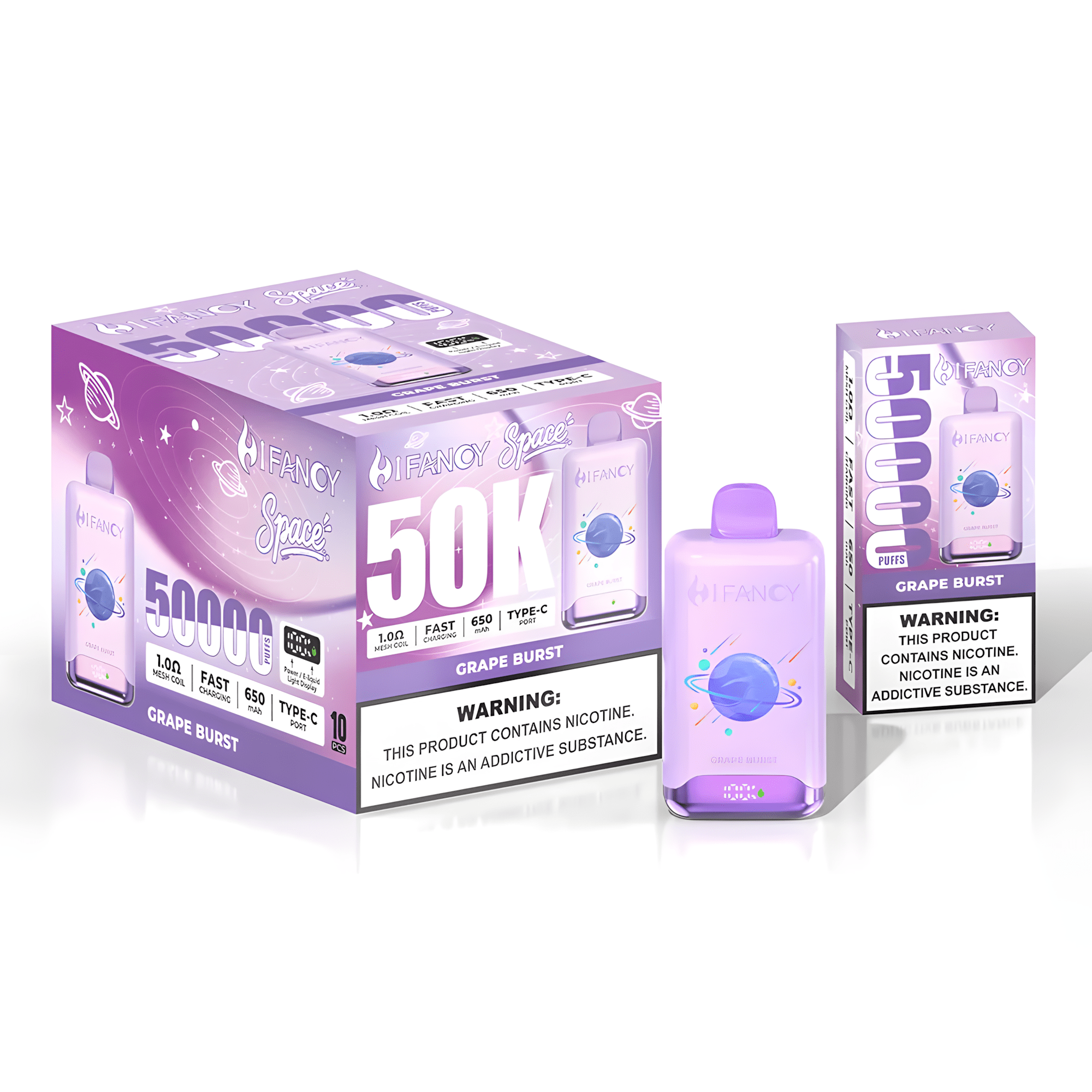 HIFANCY SPACE 50000 PUFFS – innowacyjny zbiornik na liquid