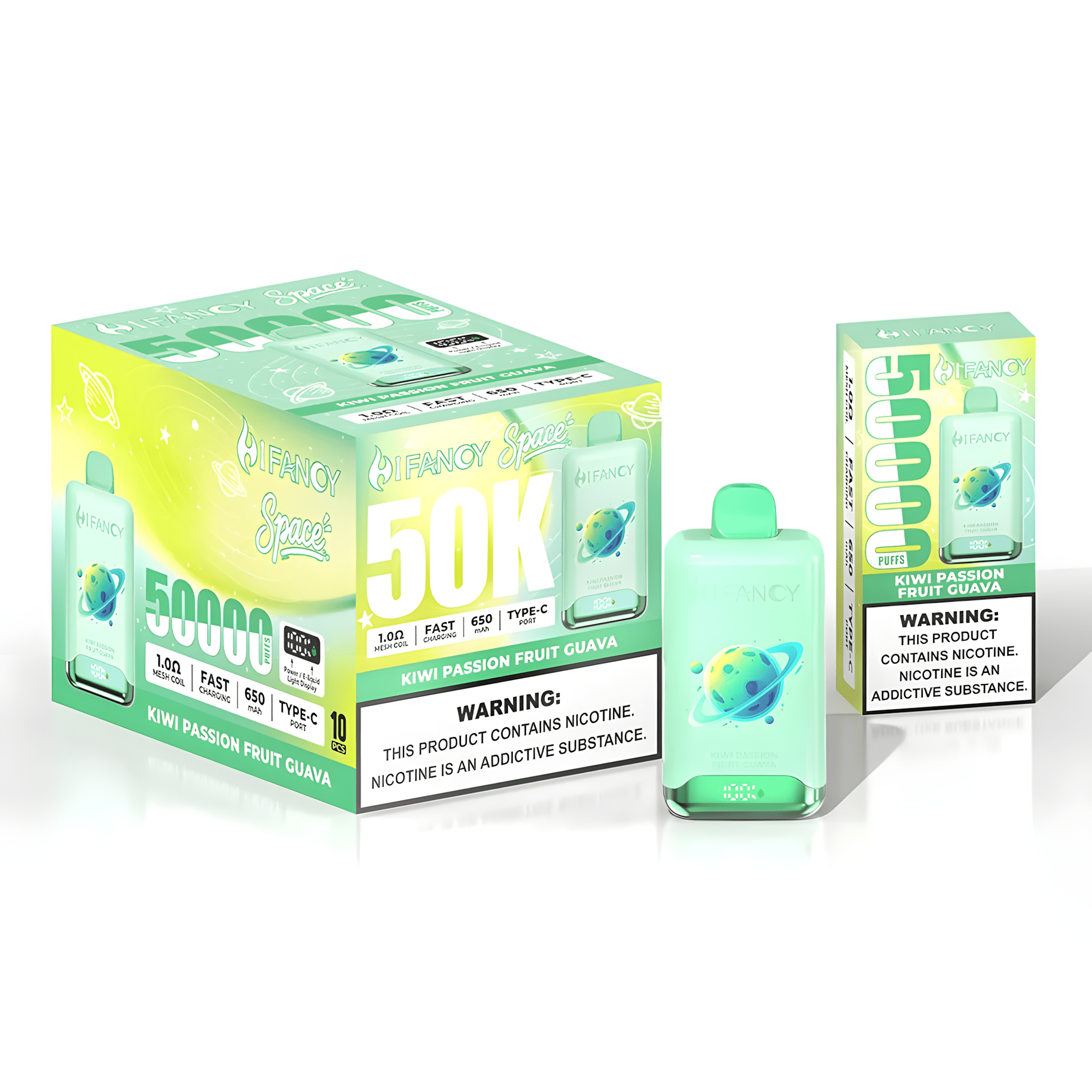 HIFANCY SPACE 50000 PUFFS – widok z przodu