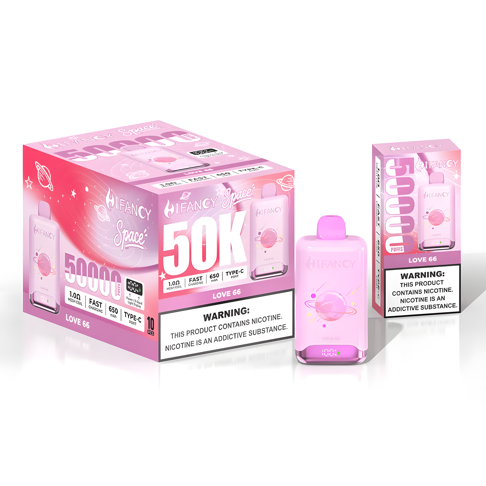 Wyświetlacz LED e-papierosa HIFANCY SPACE 50000 PUFFS