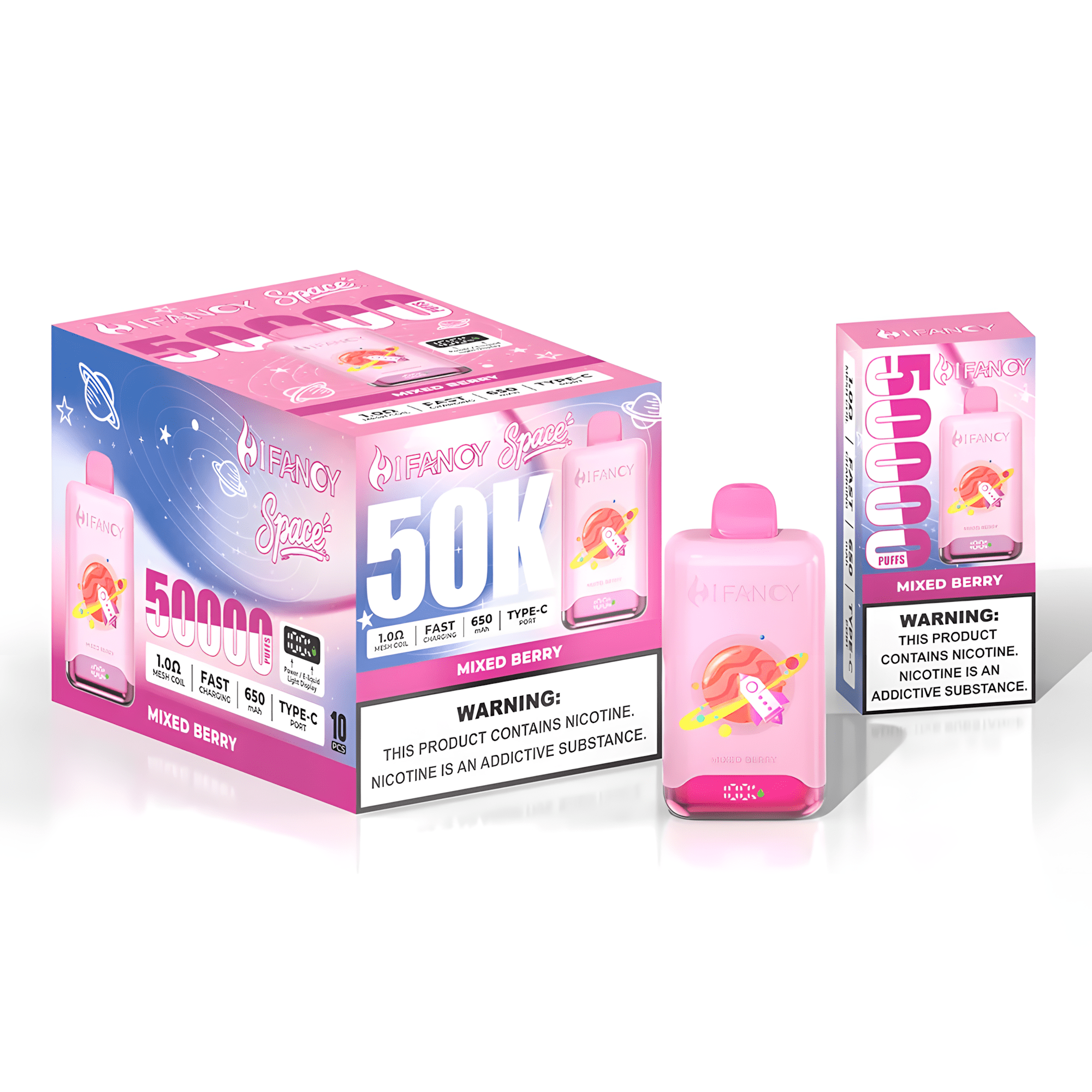 Różnorodne kolory HIFANCY SPACE 50000 PUFFS