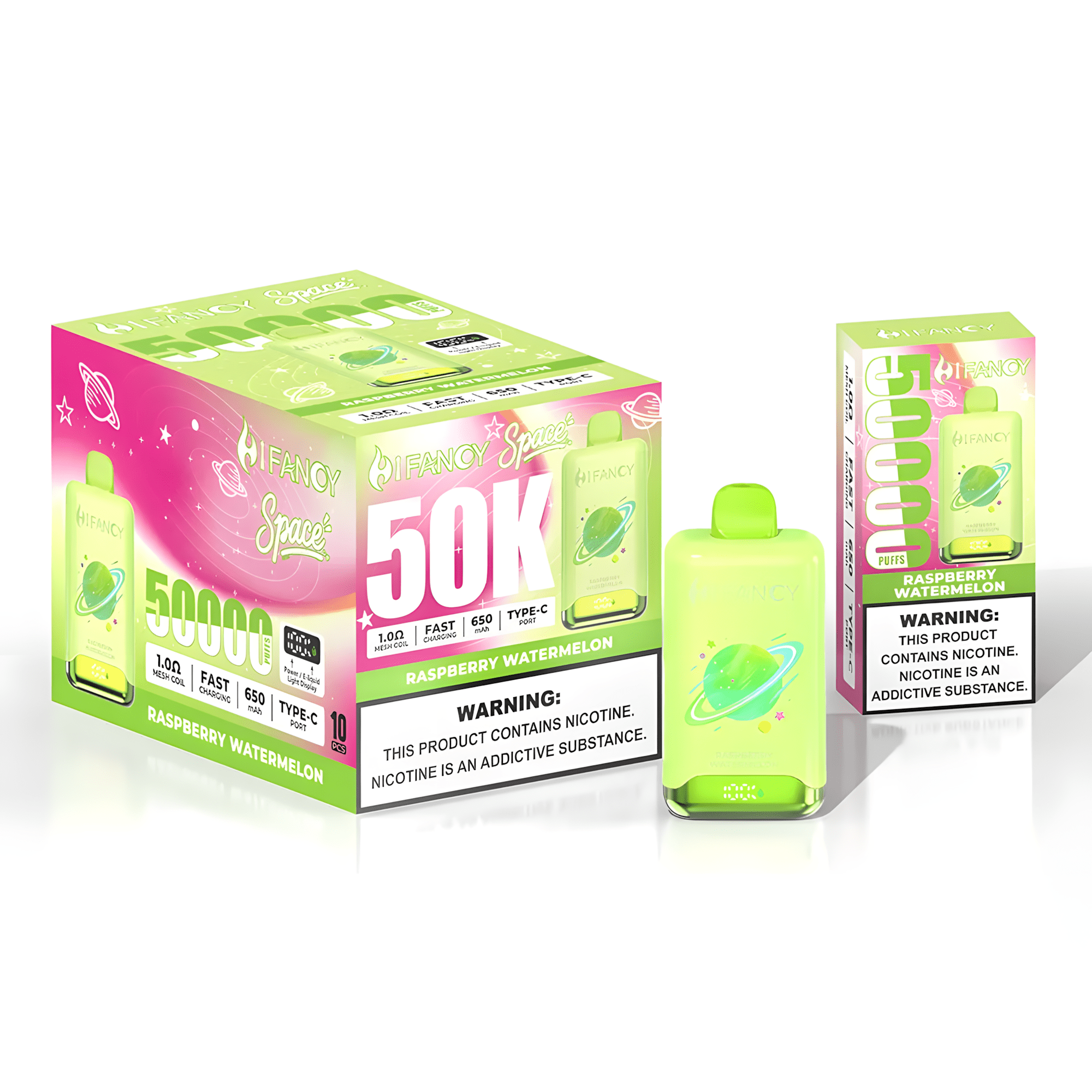 Ustnik i otwór HIFANCY SPACE 50000 PUFFS