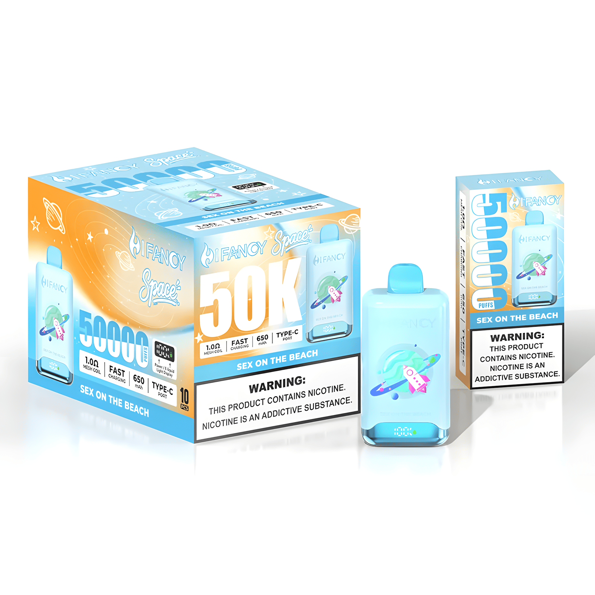 Opakowanie produktu HIFANCY SPACE 50000 PUFFS | Kosmiczny Gigant