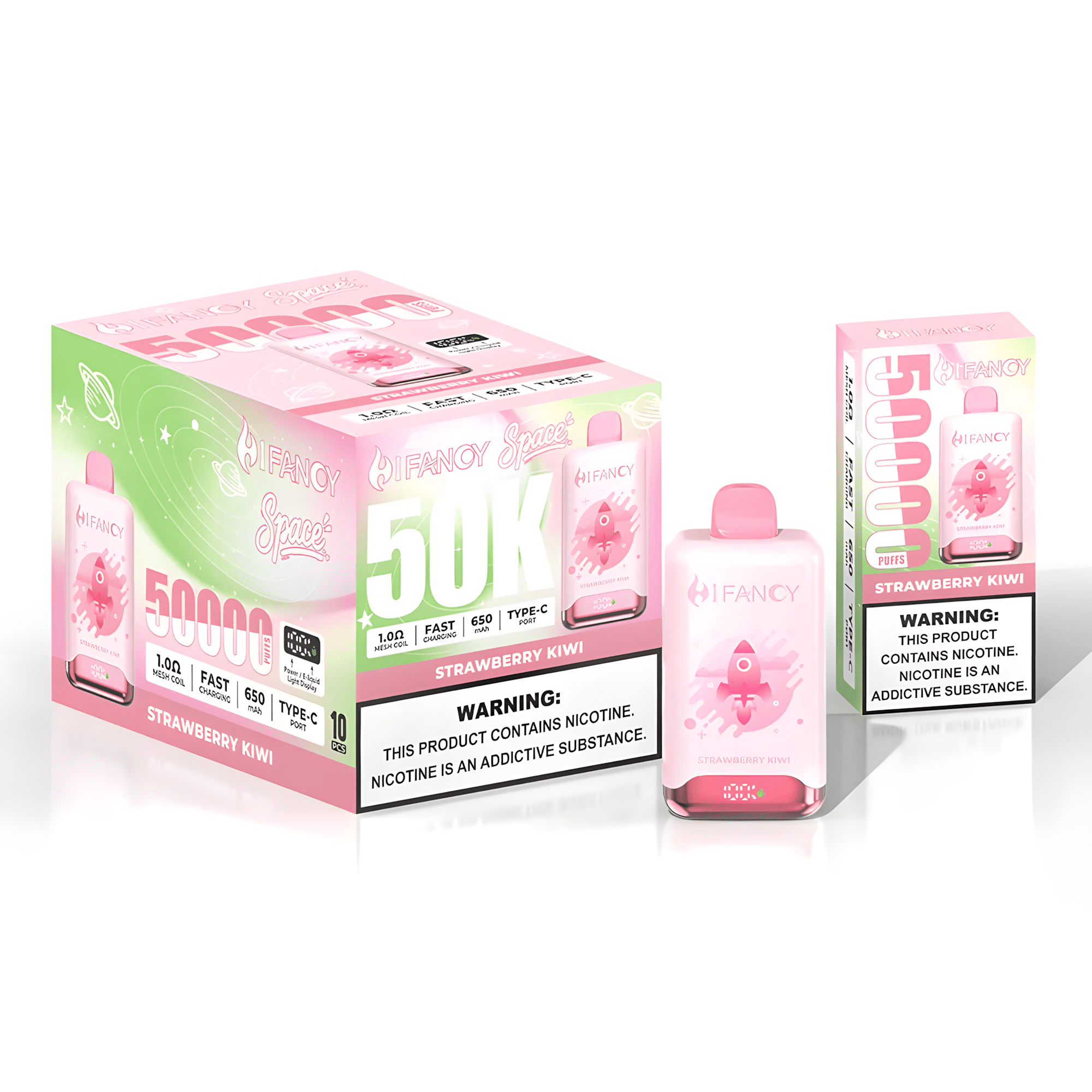 HIFANCY SPACE 50000 PUFFS z włączonym ekranem LED
