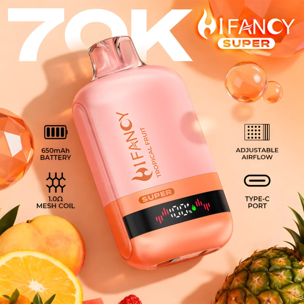HiFancy Super 70000 Puffs - Tropical Fruit Lifestyle