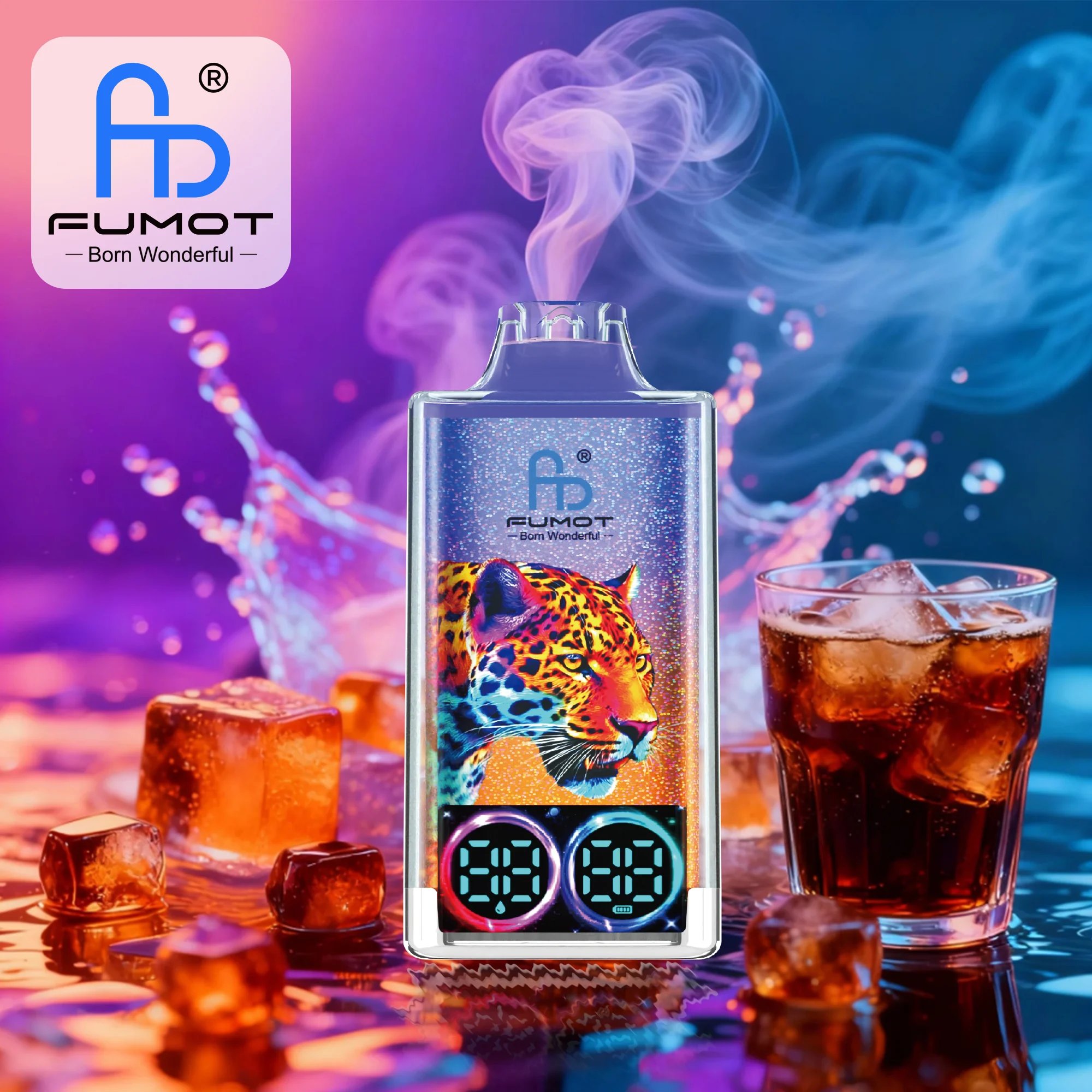 Fumot Leopard 40K jednorazowy e-papieros - Cola Ice