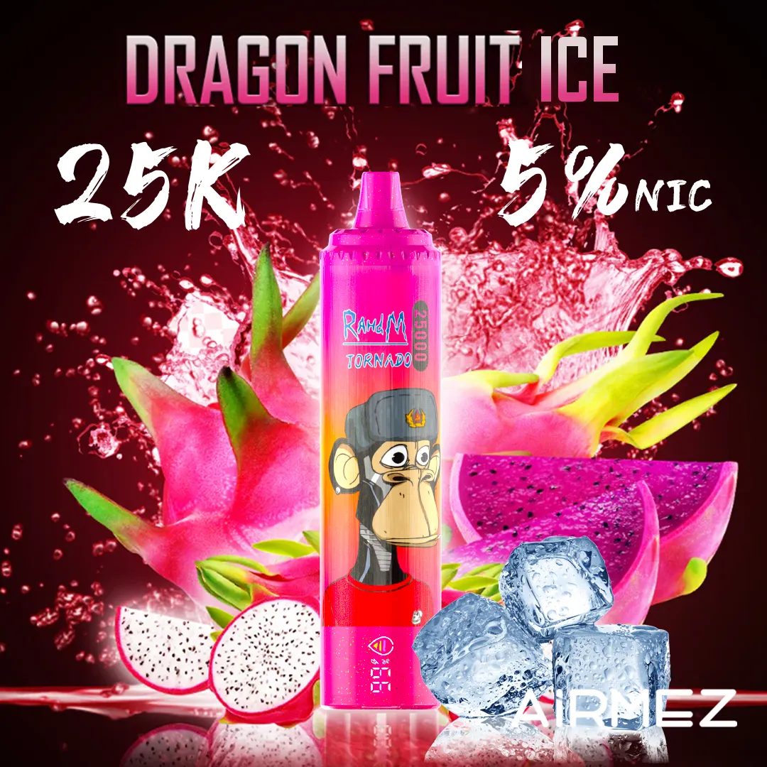 airmez tornado 25000 jednorazowy e papieros 2% – 25000 puffs | mesh coil | regulowany przepływ powietrza